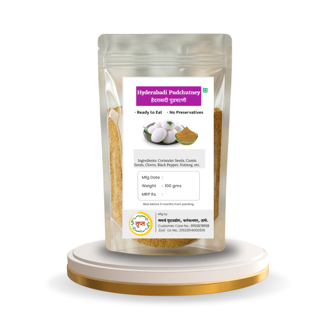 Hyderabadi Pudchutney – Authentic Dry Chutney Powder | For Rice, Idli & Dosa