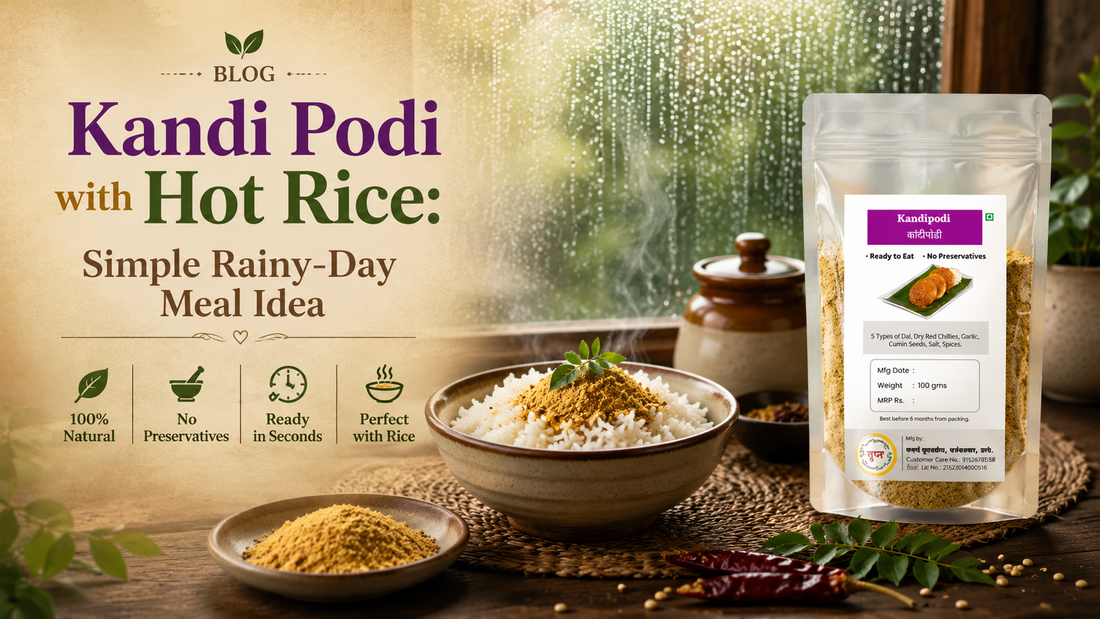 Kandi Podi With Hot Rice: Simple Rainy-Day Meal Idea
