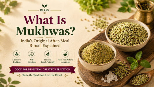 Mukhwas placed in bowls