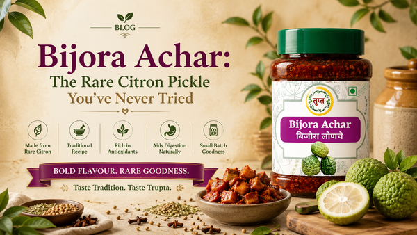 Bijora Achar: The Rare Citron Pickle You've Never Tried (But Should)
