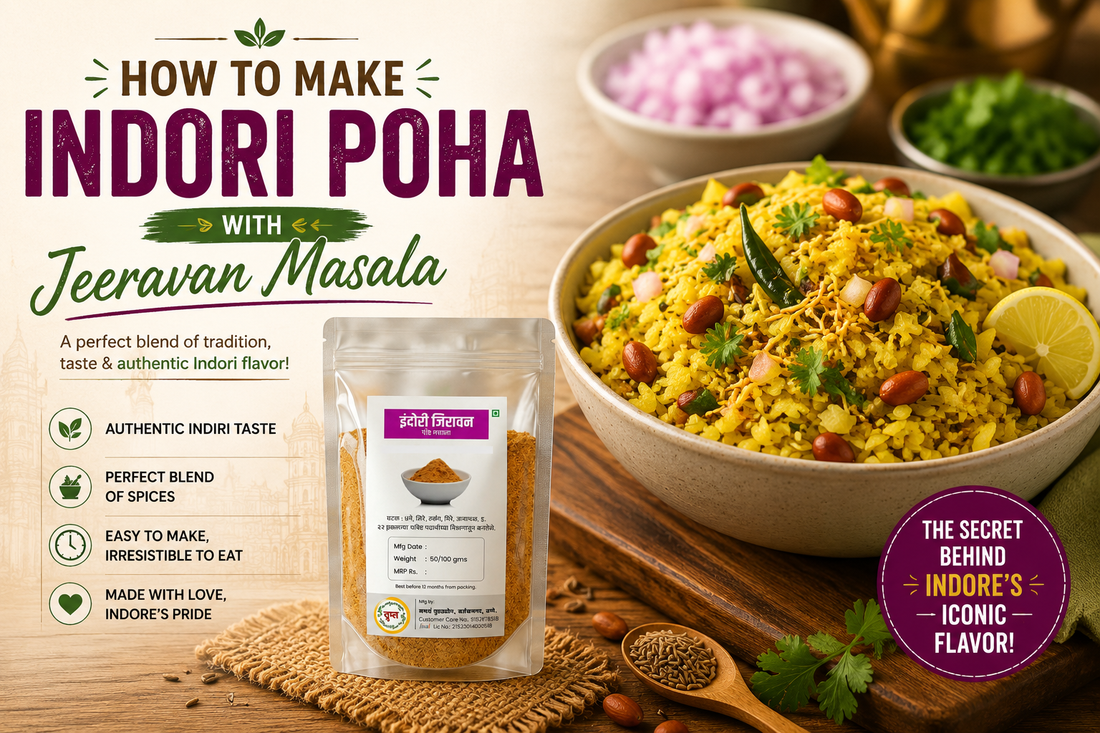 How to Make Indori Poha with Jeeravan Masala