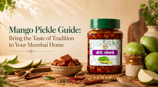 Authentic Mango Pickle  Pickle Jar - Traditional Avakaya and Amba Lonche by Trupta Foods.