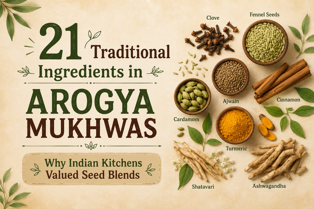 21 Traditional Ingredients in Arogya Mukhwas