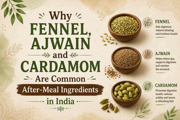 Why Fennel, Ajwain and Cardamom Are Common After-Meal Ingredients in India