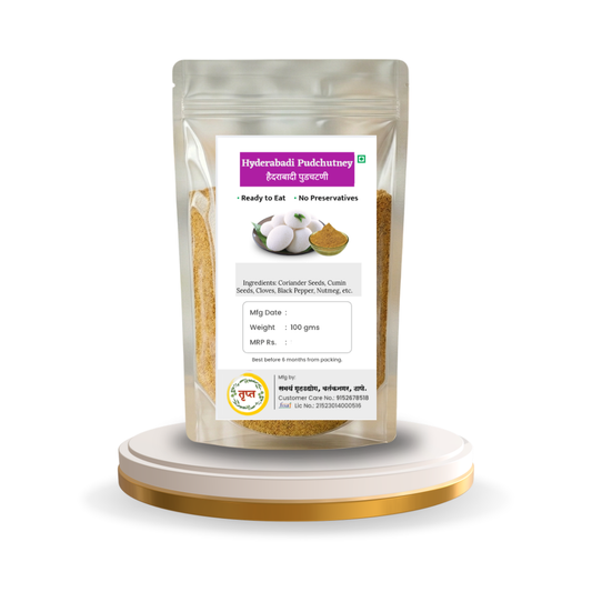 Hyderabadi Pudchutney – Authentic Dry Chutney Powder | For Rice, Idli & Dosa
