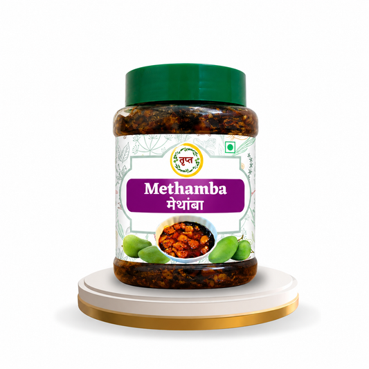 Kairi Methamba | Sweet & Tangy Raw Mango Relish | Kairicha Methamba